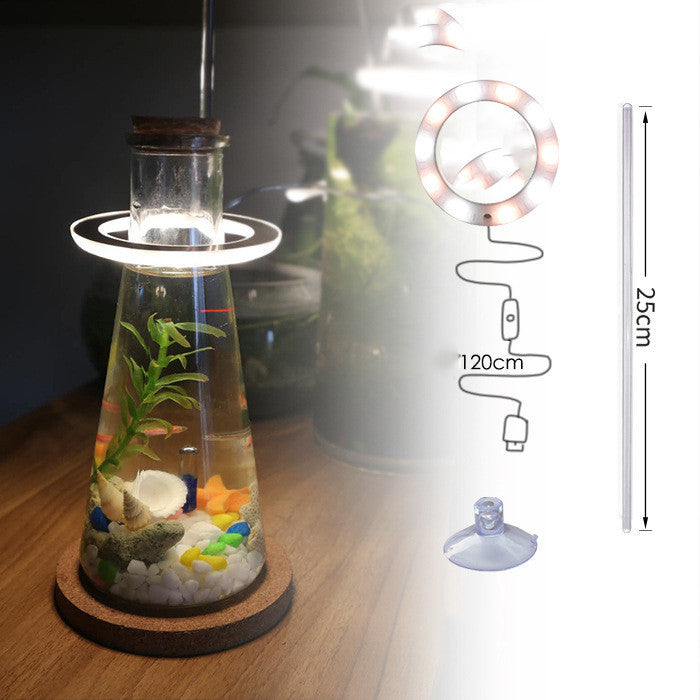 Fish Tank Full-spectrum Brightening Water Grass Lamp