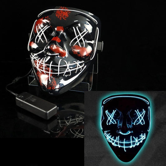 LED Mask Halloween Clown Funny